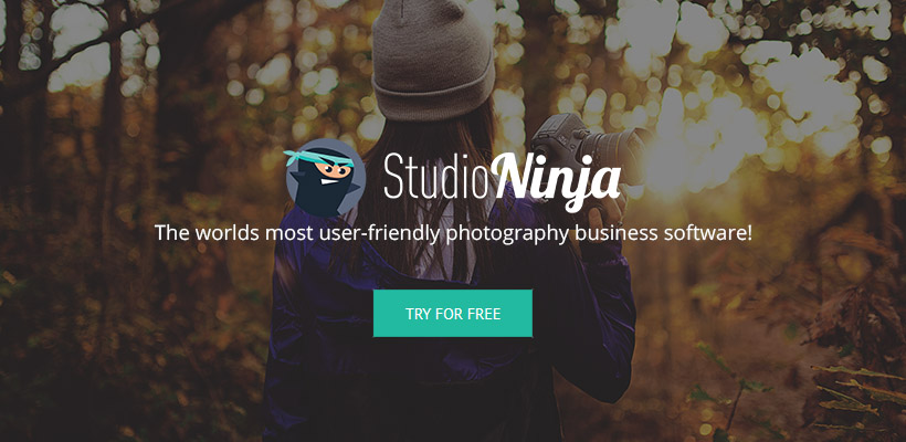 photographer with camera using Studio Ninja