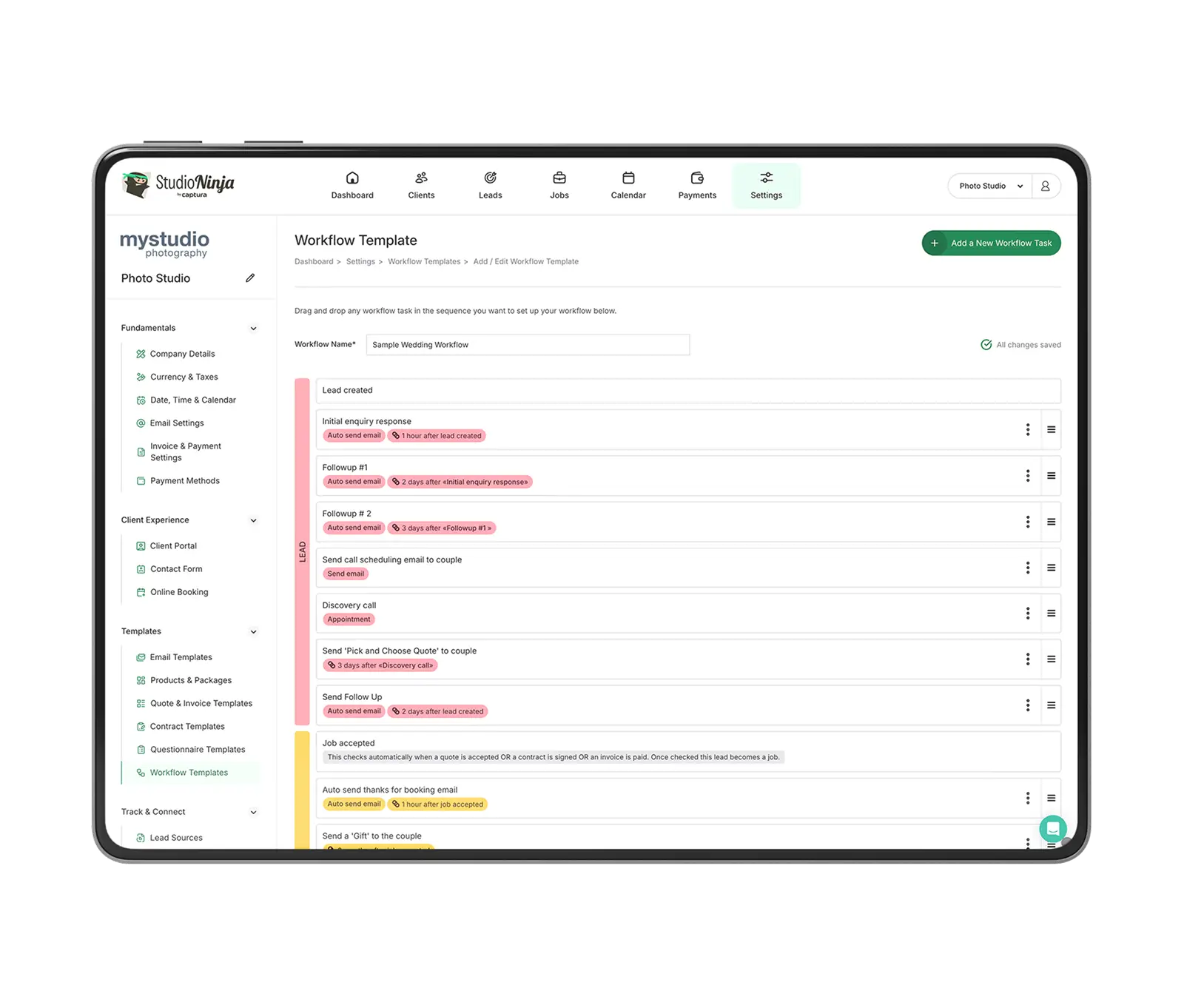 Customise every part of your workflow